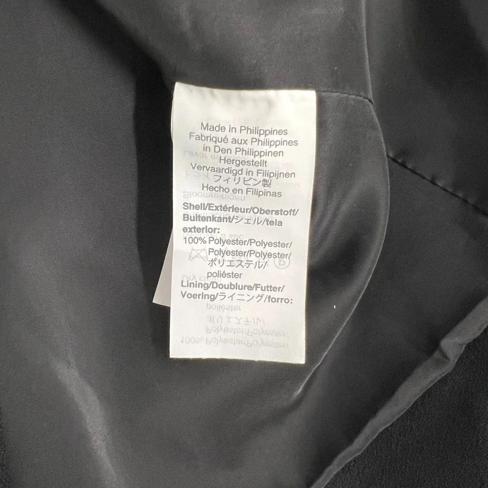 J. Crew‎ 365 Collarless Fitted Blazer Jacket Womens Size 8 Black L0192 Career